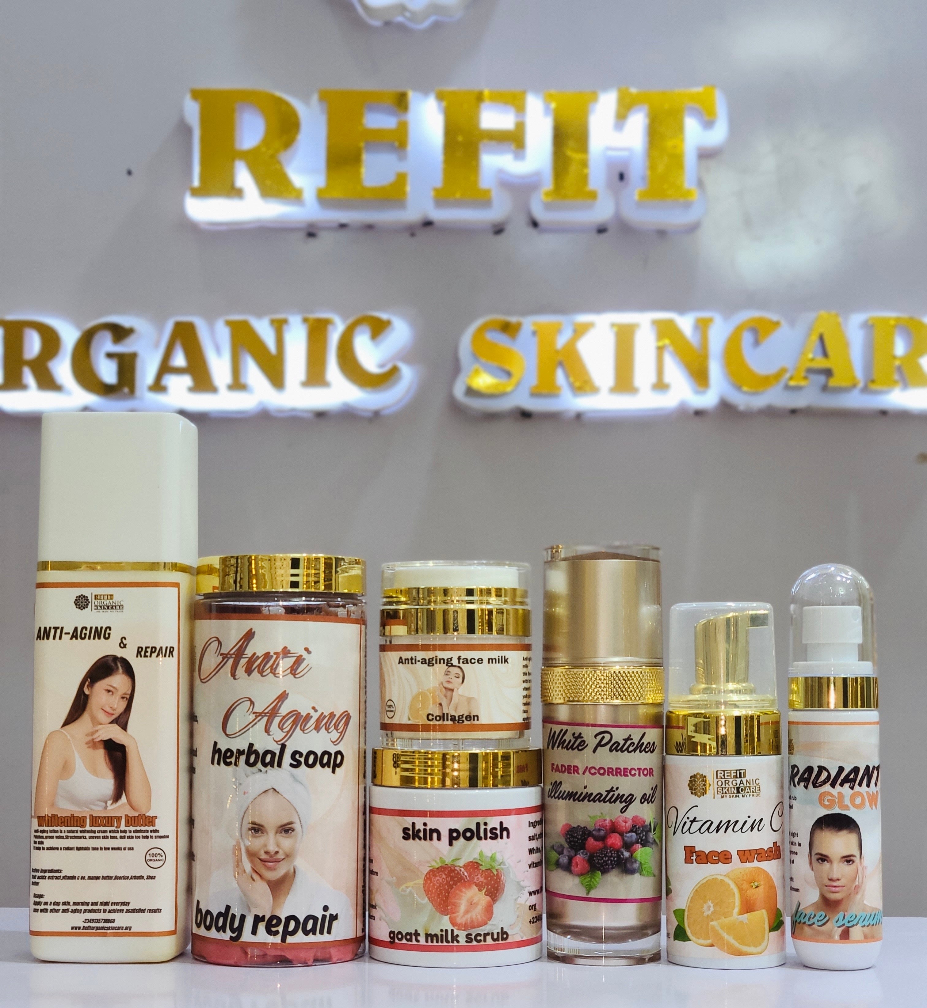 Anti-aging whitening & repair set
