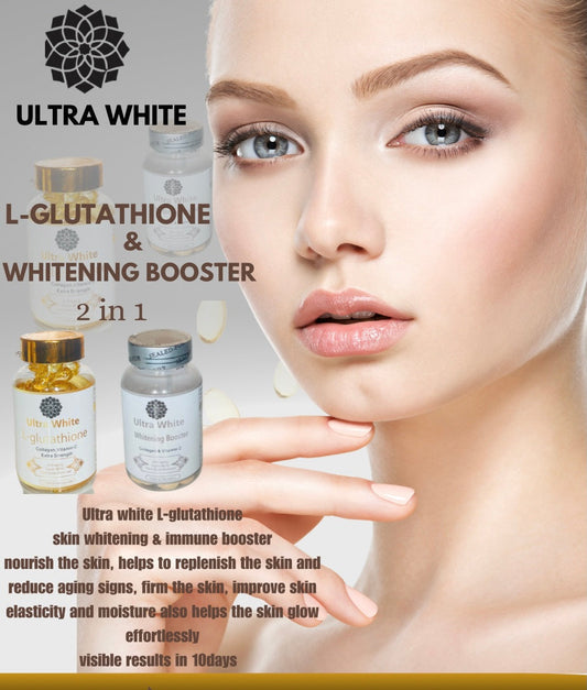 ULTRA WHITE GLUTATHIONE + WHITENING BOOSTER