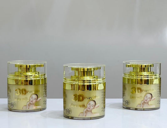 3D porcelain face cream