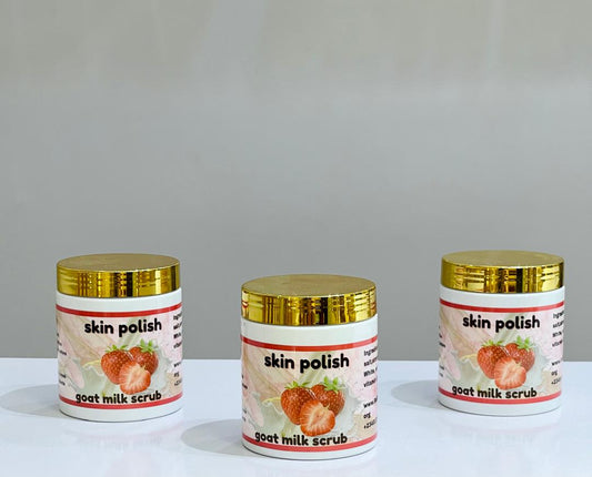 Skin polish fruity scrub
